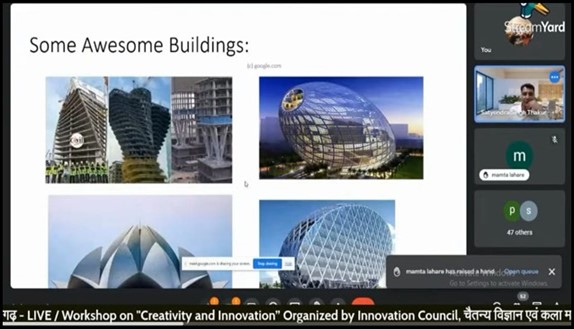 Workshop on "Creativity and Innovation"