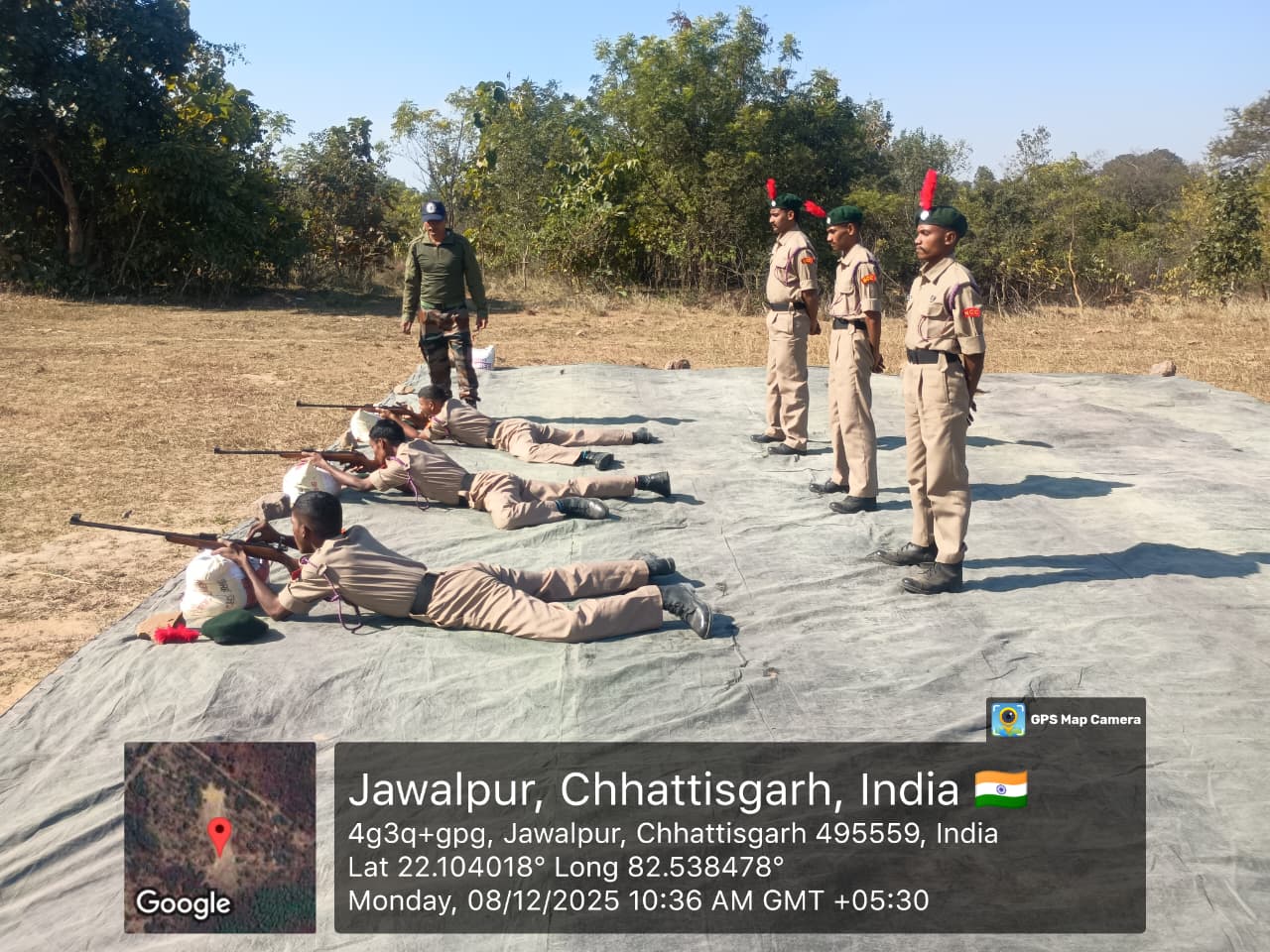 NCC Cadets Participate in Rifle Training Program