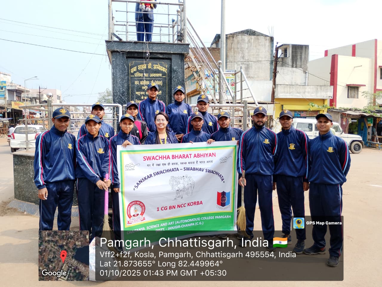 Sanskar Swachhata Swabhav Swachhata Program by NCC