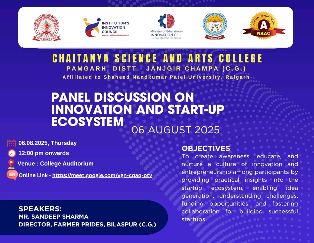PANEL DISCUSSION ON INNOVATION AND START-UP ECOSYSTEM - IIC, 2025